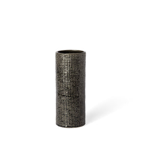Kona II Medium Black/Gold Ceramic Vase by Mercana at Eve Furniture