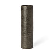Kona III Large Black/Gold Cylindrical Ceramic Vase by Mercana at Eve Furniture