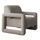 Kona Mink Fabric Open Arm Accent Chair by Diamond Sofa at Eve Furniture