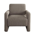 Kona Mink Fabric Open Arm Accent Chair by Diamond Sofa at Eve Furniture
