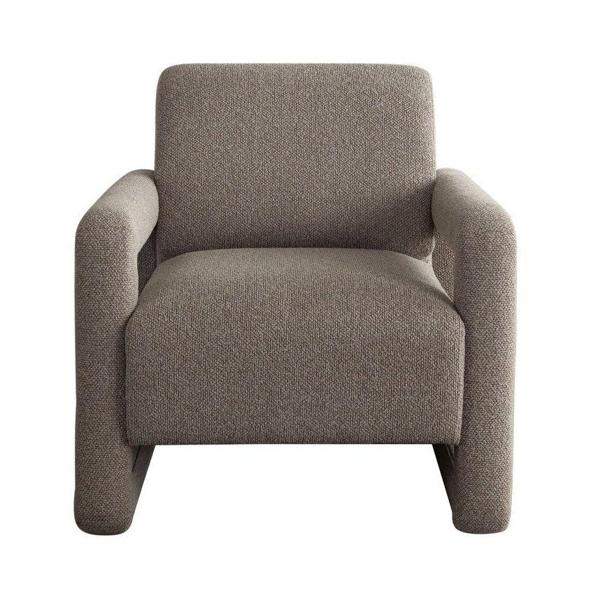 Kona Mink Fabric Open Arm Accent Chair by Diamond Sofa at Eve Furniture