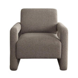Kona Mink Fabric Open Arm Accent Chair by Diamond Sofa at Eve Furniture