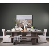Konstantin Medium Brown Wood W/ Live Edge Rectangular Dining Table by Mercana at Eve Furniture