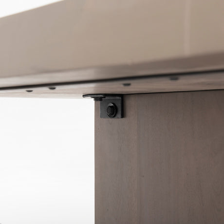 Konstantin Medium Brown Wood W/ Live Edge Rectangular Dining Table by Mercana at Eve Furniture