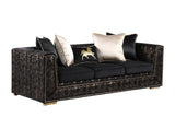 Konya Velvet Black Living Room Set [Special Price] by New Era Innovations at Eve Furniture