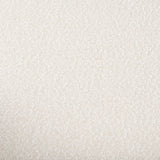 Kopari 30.1L x 30.5W x 37.2H White Boucle Fabric W/Dark Brown Wood Accent Chair by Mercana at Eve Furniture