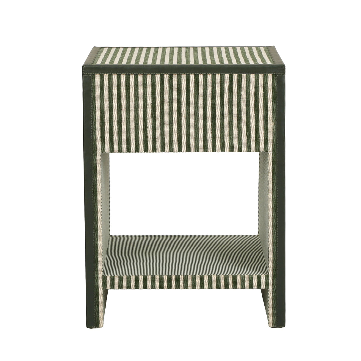Kora 18" Cotton Jute 1-Drawer Designer Nightstand by TOV Furniture at Eve Furniture