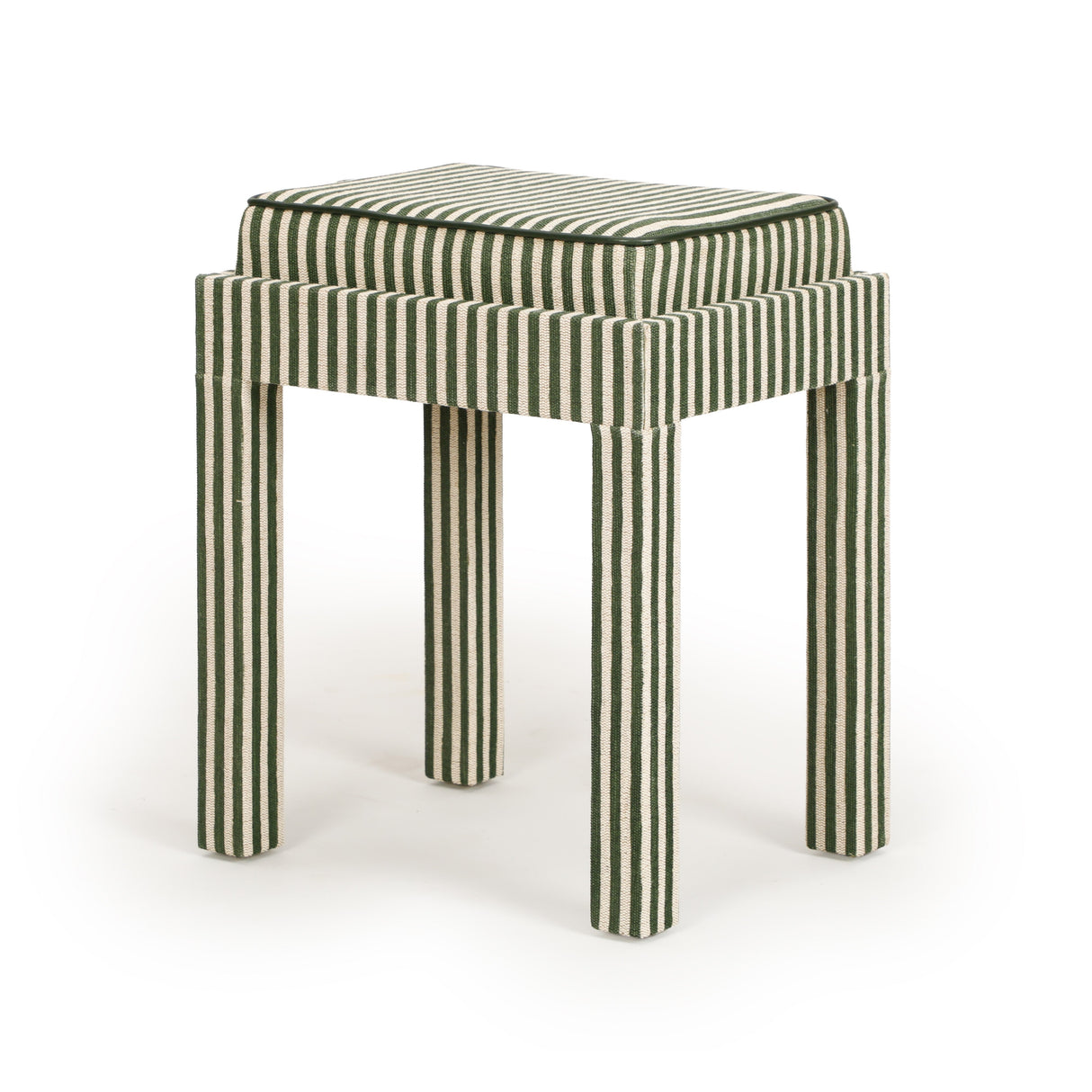 Kora Cotton Jute Designer Stool by TOV Furniture at Eve Furniture