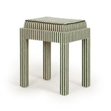 Kora Cotton Jute Designer Stool by TOV Furniture at Eve Furniture