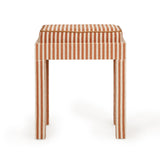 Kora Cotton Jute Designer Stool by TOV Furniture at Eve Furniture
