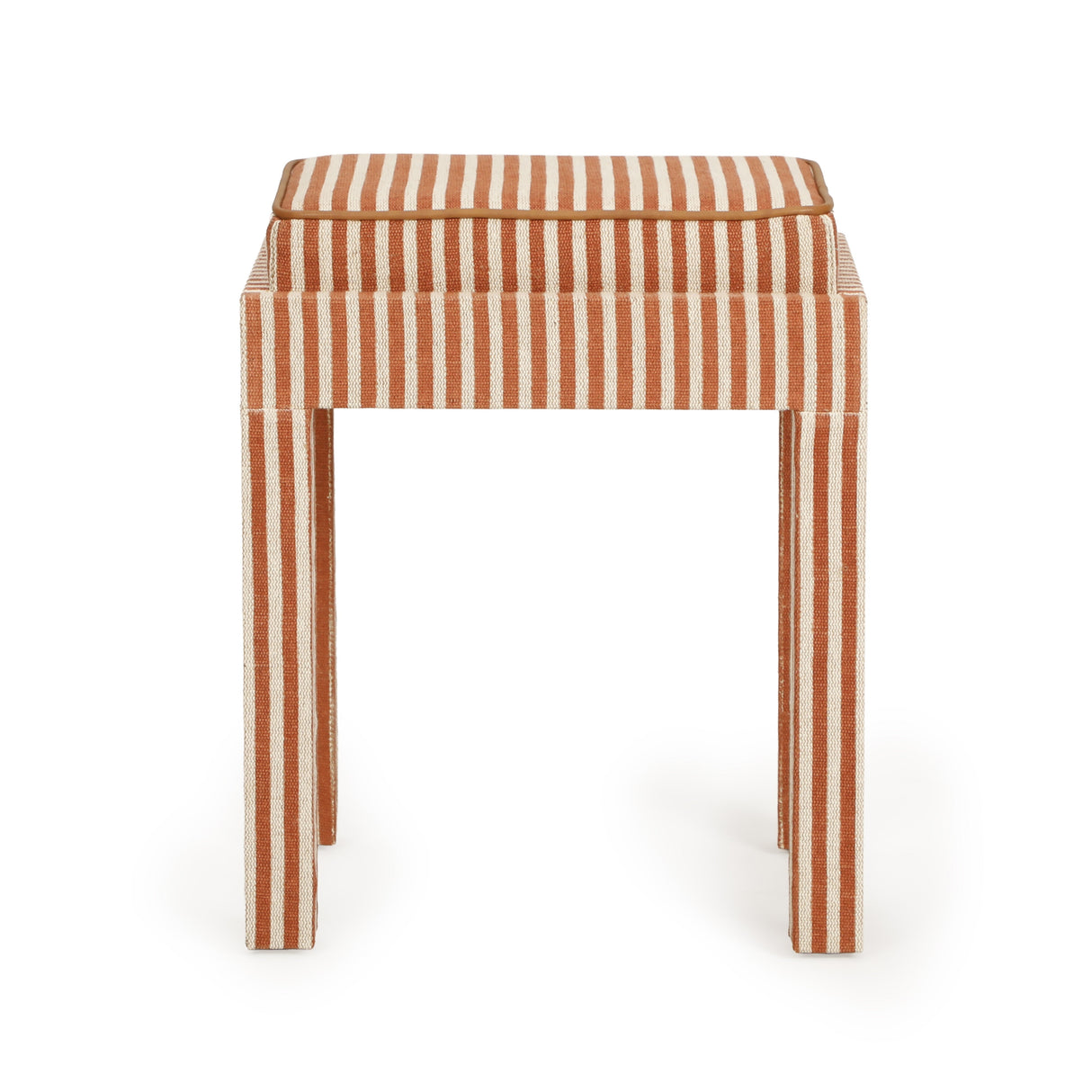 Kora Cotton Jute Designer Stool by TOV Furniture at Eve Furniture