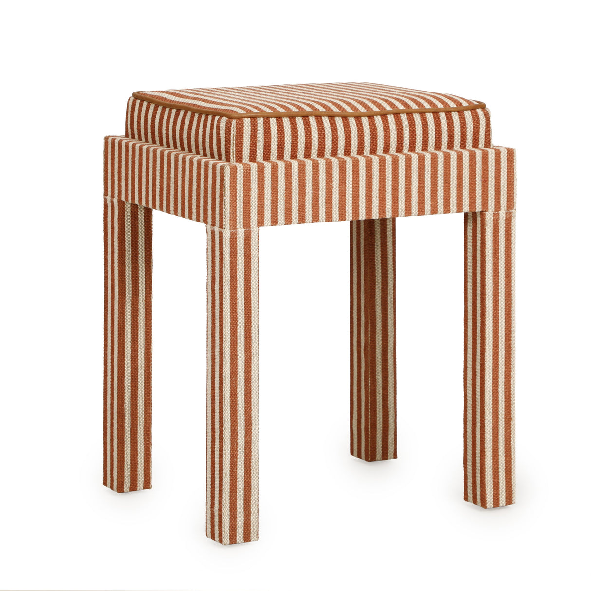 Kora Cotton Jute Designer Stool by TOV Furniture at Eve Furniture