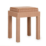 Kora Cotton Jute Designer Stool by TOV Furniture at Eve Furniture