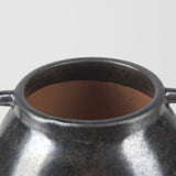 Kora Medium Dark Metallic Double Ear Vase by Mercana at Eve Furniture