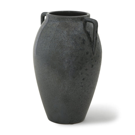 Kora Medium Dark Metallic Double Ear Vase by Mercana at Eve Furniture