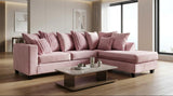 Kora Pink 2-Piece Right Arm Facing (RAF) Sectional by New Era Innovations at Eve Furniture