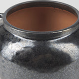 Kora Short Dark Metallic Double Ear Vase by Mercana at Eve Furniture