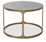 Korajane Antique Gold Coffee Table by Ashley at Eve Furniture