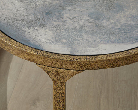 Korajane Antique Gold Coffee Table by Ashley at Eve Furniture