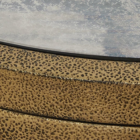 Korajane Antique Gold Coffee Table by Ashley at Eve Furniture