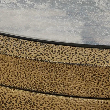 Korajane Antique Gold Coffee Table by Ashley at Eve Furniture