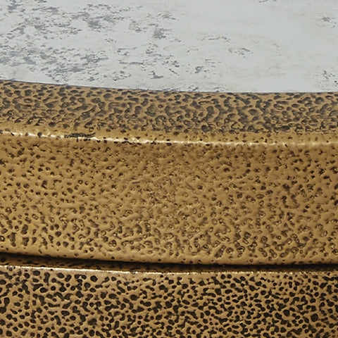 Korajane Antique Gold End Table by Ashley at Eve Furniture