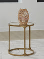 Korajane Antique Gold End Table by Ashley at Eve Furniture