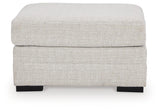Koralynn Stone Oversized Accent Ottoman by Ashley at Eve Furniture