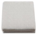 Koralynn Stone Oversized Accent Ottoman by Ashley at Eve Furniture