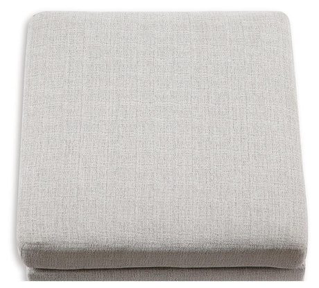 Koralynn Stone Oversized Accent Ottoman by Ashley at Eve Furniture