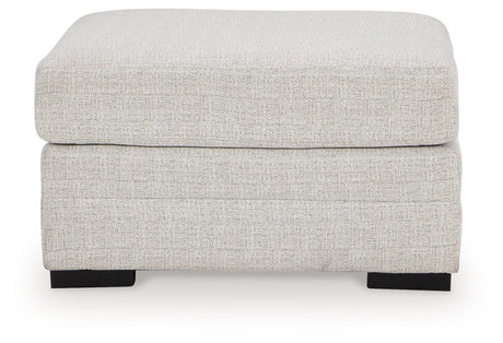 Koralynn Stone Oversized Accent Ottoman by Ashley at Eve Furniture
