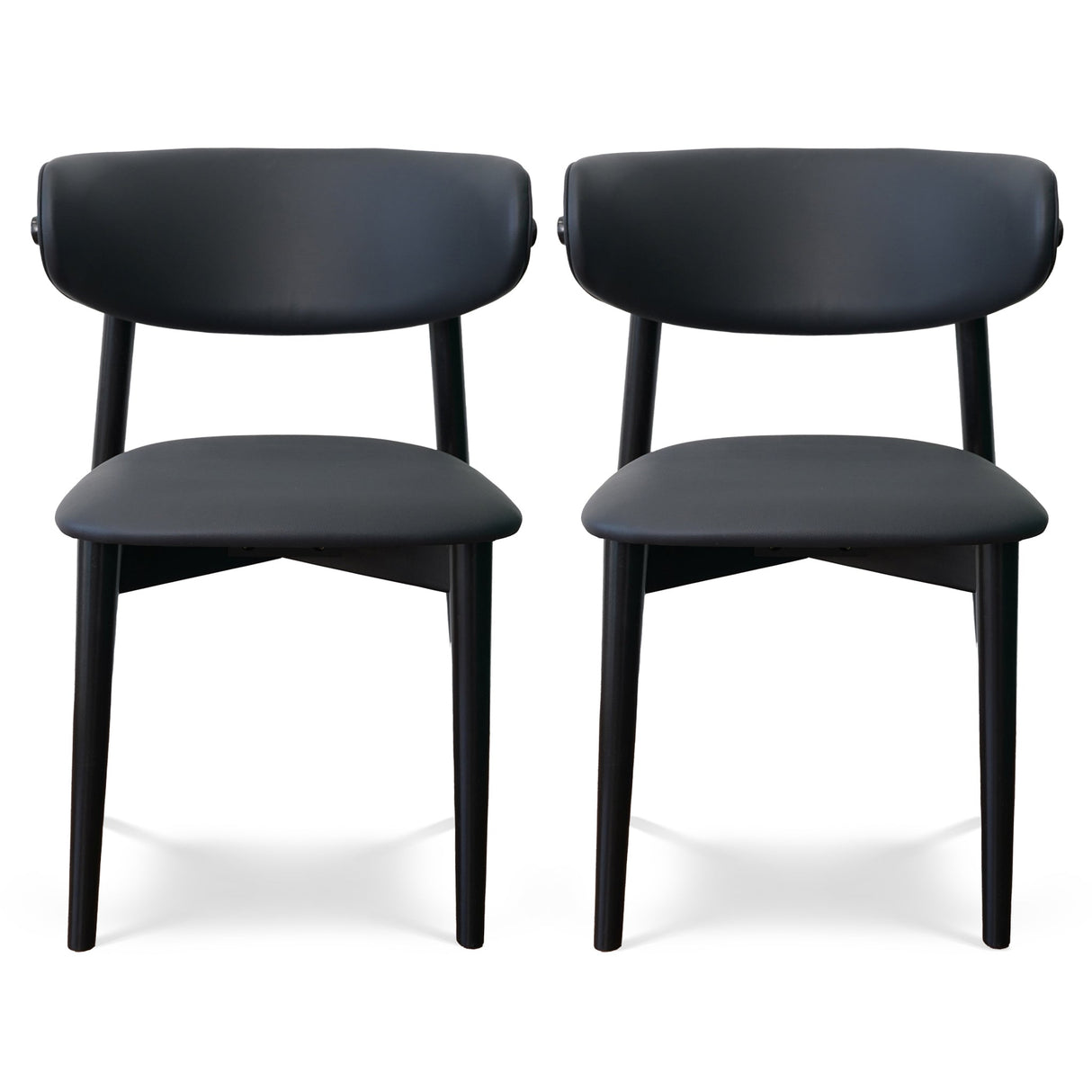 Korbin Dining Chair (Black PU)