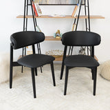 Korbin Dining Chair (Black PU)