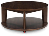 Korestone 2 Dark Brown Coffee Table by Ashley at Eve Furniture