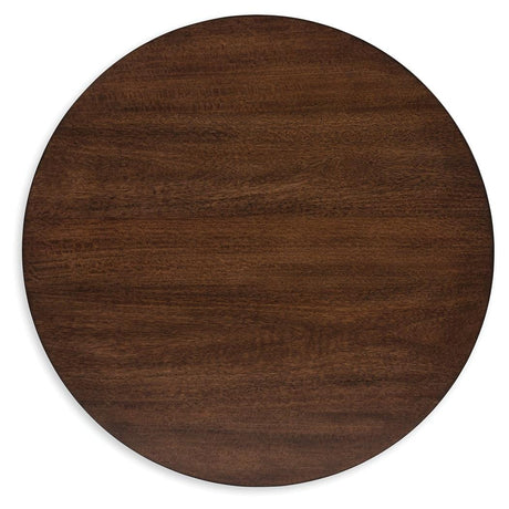 Korestone 2 Dark Brown End Table by Ashley at Eve Furniture