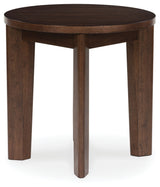 Korestone 2 Dark Brown End Table