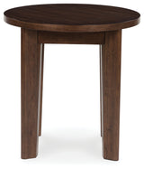 Korestone 2 Dark Brown End Table