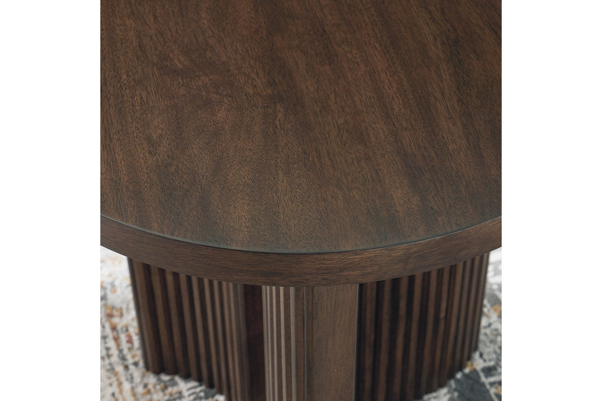 Korestone Coffee Table and 2 End Tables by Ashley at Eve Furniture