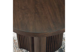 Korestone Coffee Table and 2 End Tables by Ashley at Eve Furniture