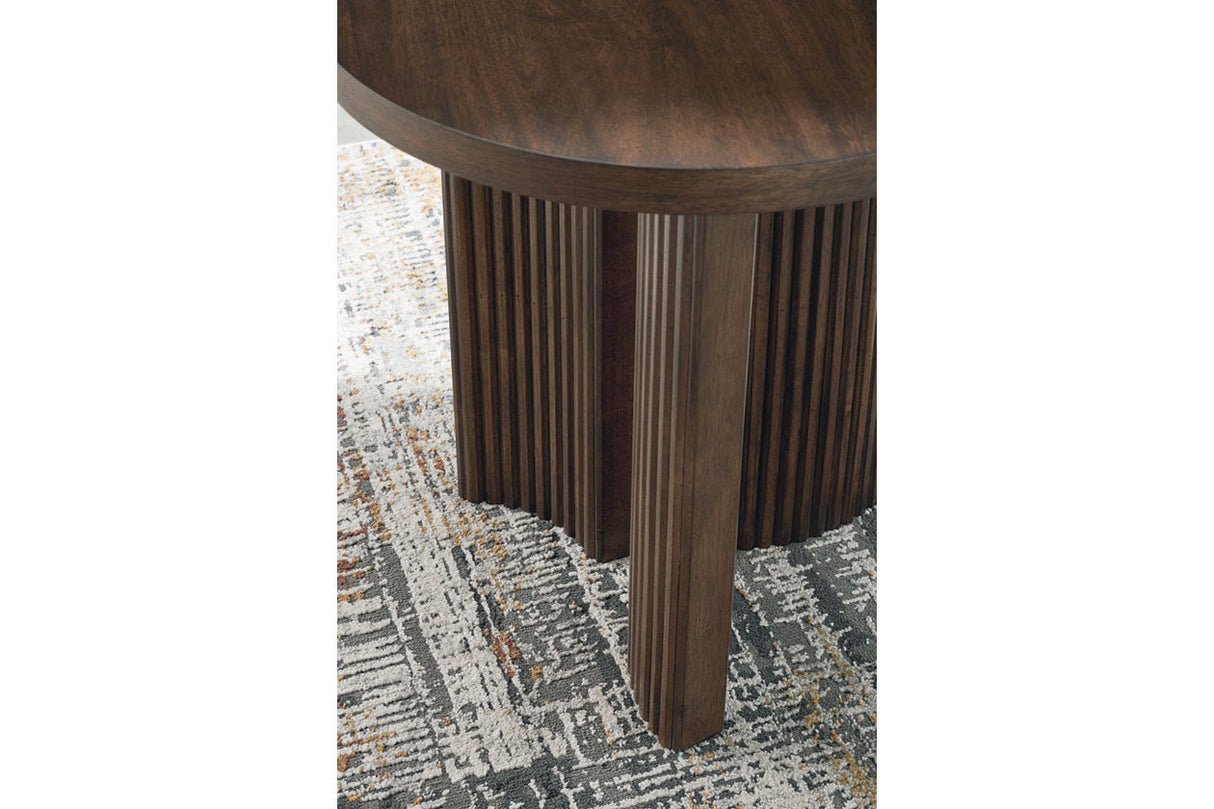 Korestone Coffee Table and 2 End Tables by Ashley at Eve Furniture