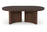 Korestone Coffee Table and 2 End Tables by Ashley at Eve Furniture