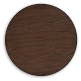 Korestone Coffee Table with 1 End Table in Dark Brown by Ashley at Eve Furniture