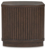 Korestone Dark Brown End Table by Ashley at Eve Furniture