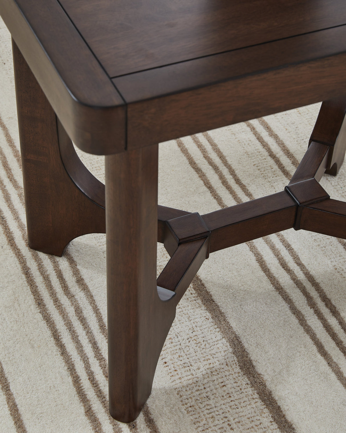 Korestone Dark Brown End Table by Ashley at Eve Furniture