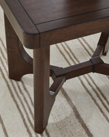 Korestone Dark Brown End Table by Ashley at Eve Furniture