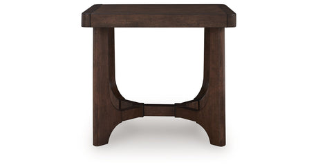Korestone Dark Brown End Table by Ashley at Eve Furniture