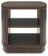 Korestone Dark Brown End Table