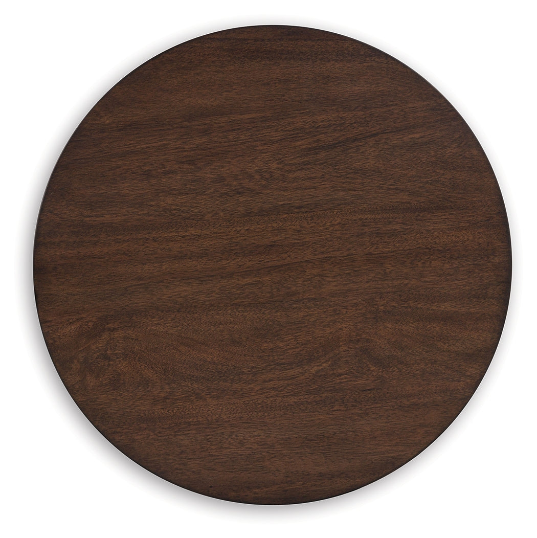 Korestone Dark Brown End Table