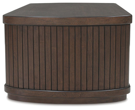 Korestone Dark Brown Lift-Top Coffee Table by Ashley at Eve Furniture