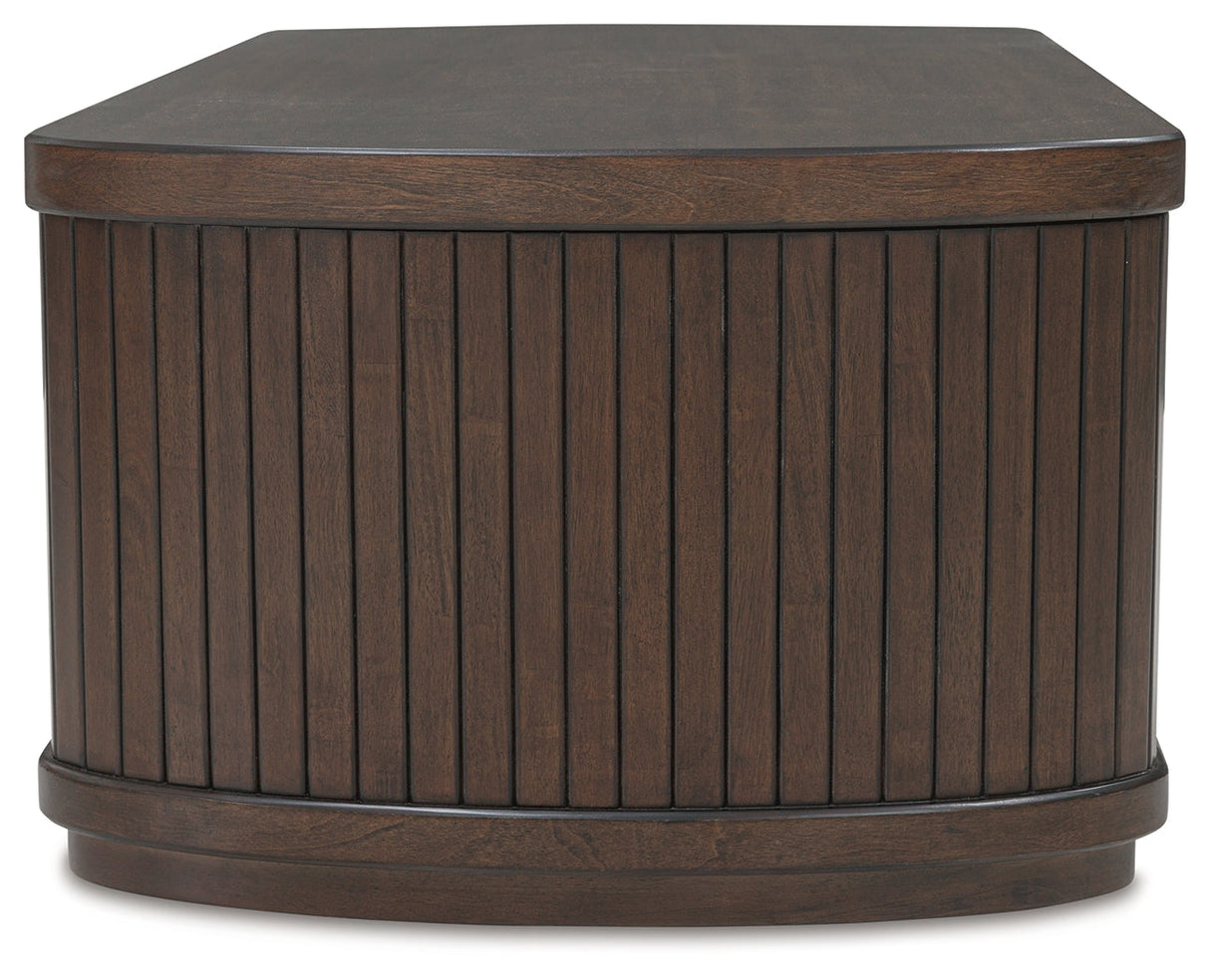 Korestone Dark Brown Lift-Top Coffee Table